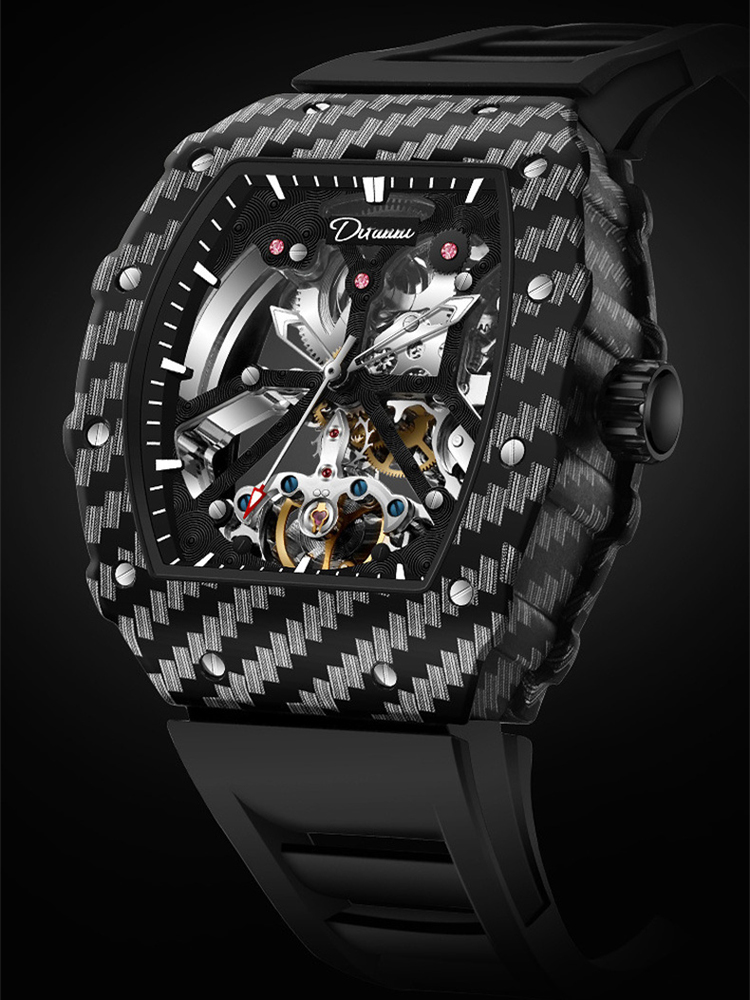 Skeleton Automatic Watch Luxury Tourbillon - Luksusowa marka luksusowa moda zegarek Tourbillon