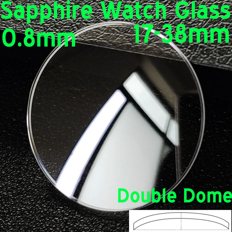 Sapphire Watch Crystal Double Domed - Szafirowe, podwójnie wypukłe szkło do zegarka,