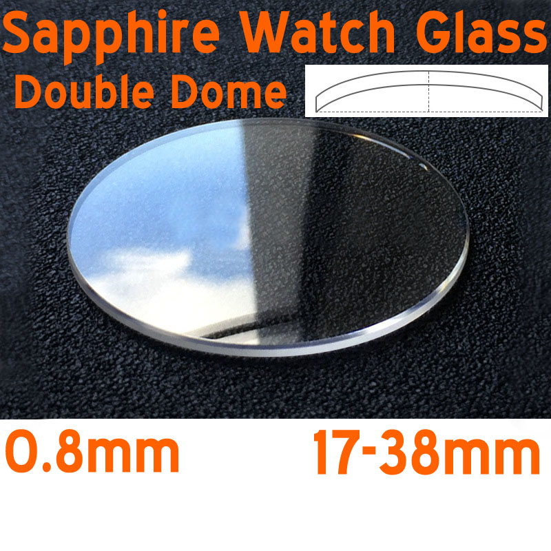 Sapphire Watch Crystal Double Domed - Szkiełka szafirowe do zegarków, części zamienne,