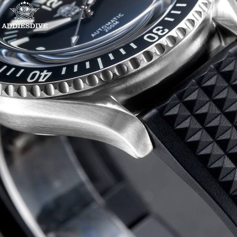 Automatic Dive Watch 200M Nh35 Movement - ADDIESDIVE – elegancki zegarek męski, szkło