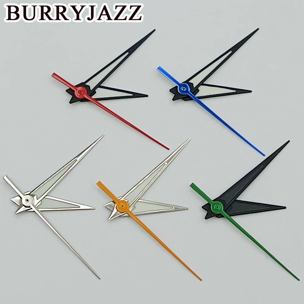 Watch Hands Set Luminous Replacement Nh35 - Zestaw zielonych świecących w ciemności wskazówek