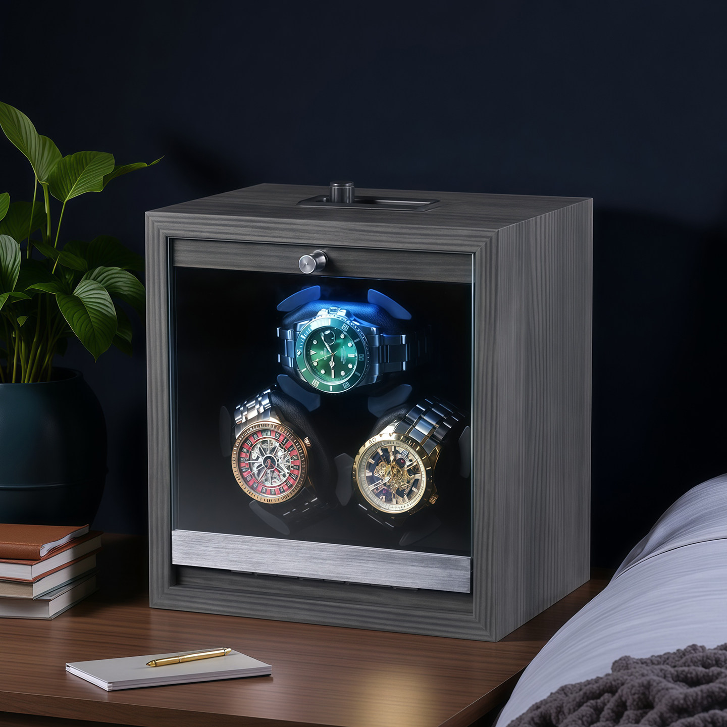 Watch Winder Automatic Dual Watch Box - Wysokiej jakości automatyczny nawijacz do zegarków