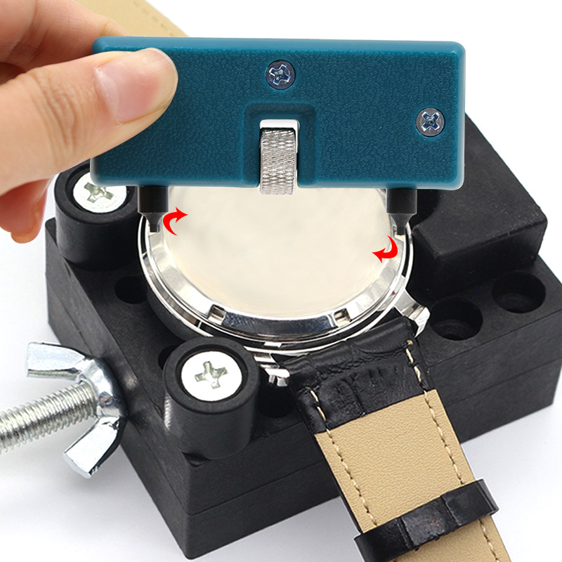 Watchmaker Repair Tool Kit Case Opener - Otwieracz do dekielków zegarków, regulowany zacisk,