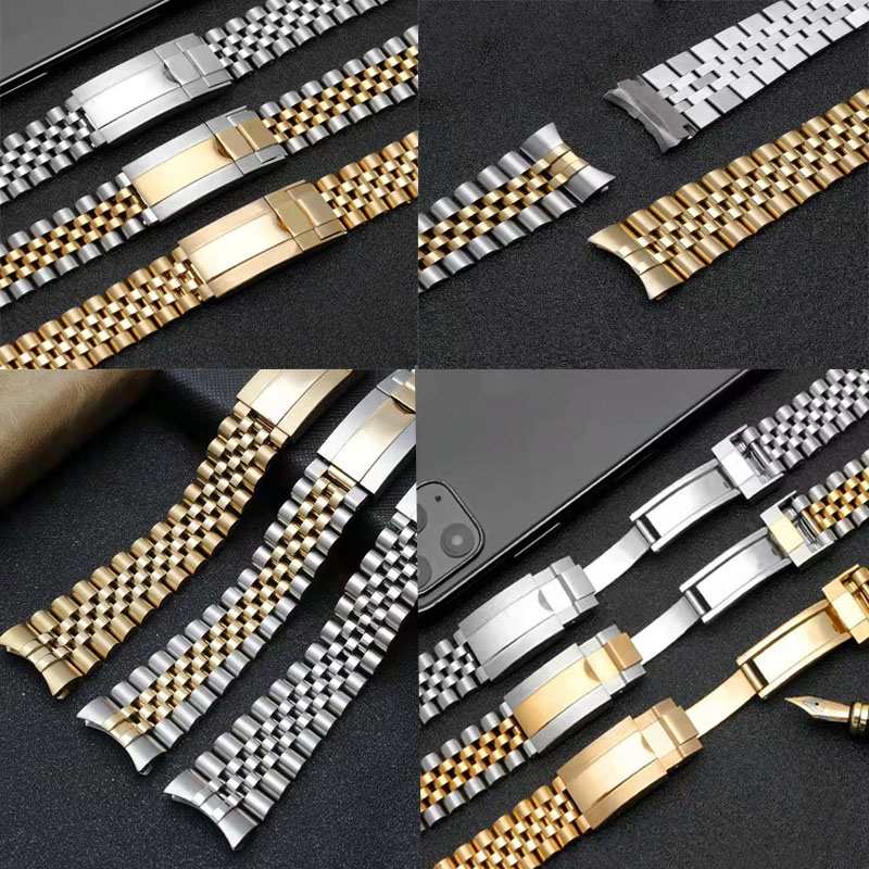 Solid Stainless Steel Watch Bracelet Jubilee - 20MM Bransoleta Jubilee ze Stali Nierdzewnej,