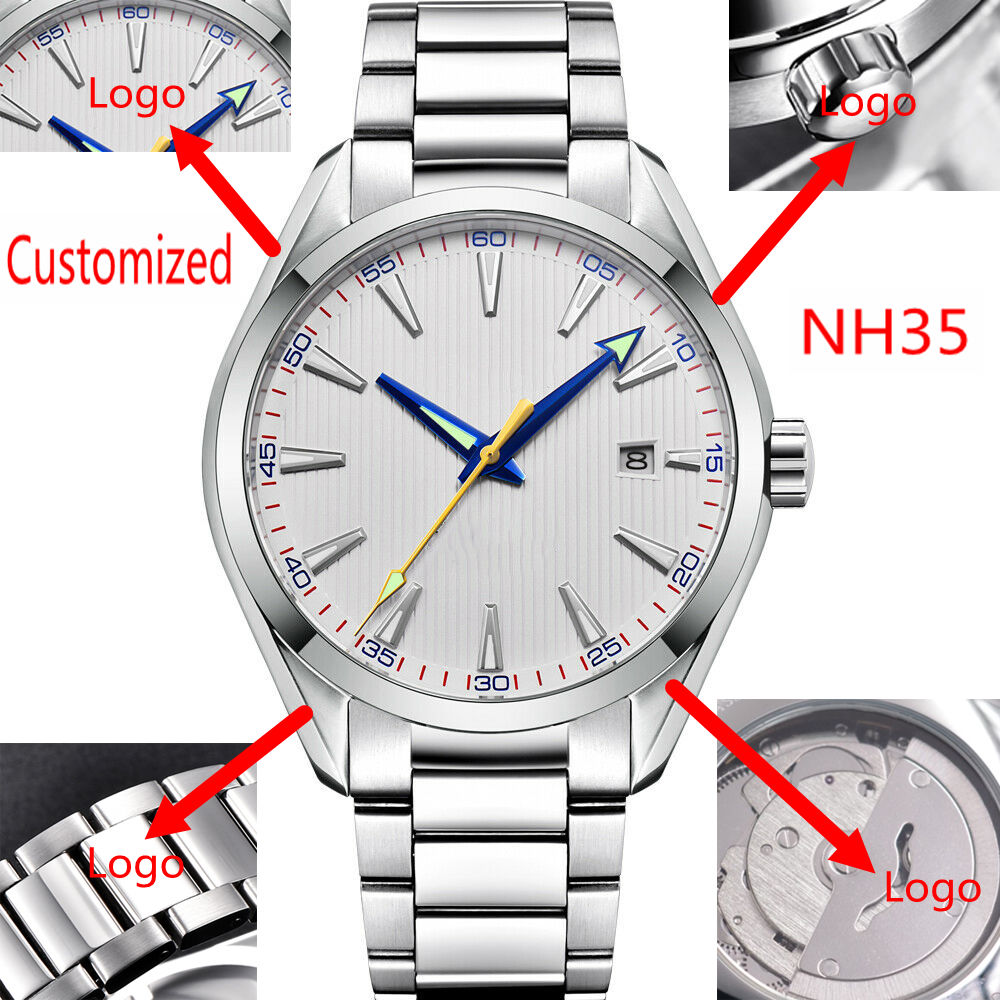 Men Mechanical Watch Sapphire Crystal - Zegarki męskie automatyczne 41mm z własnym