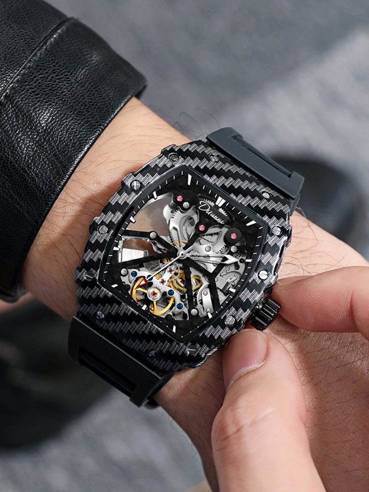 Luksusowa marka luksusowa moda – Skeleton Automatic Watch Luxury Tourbillon recenzja i cena