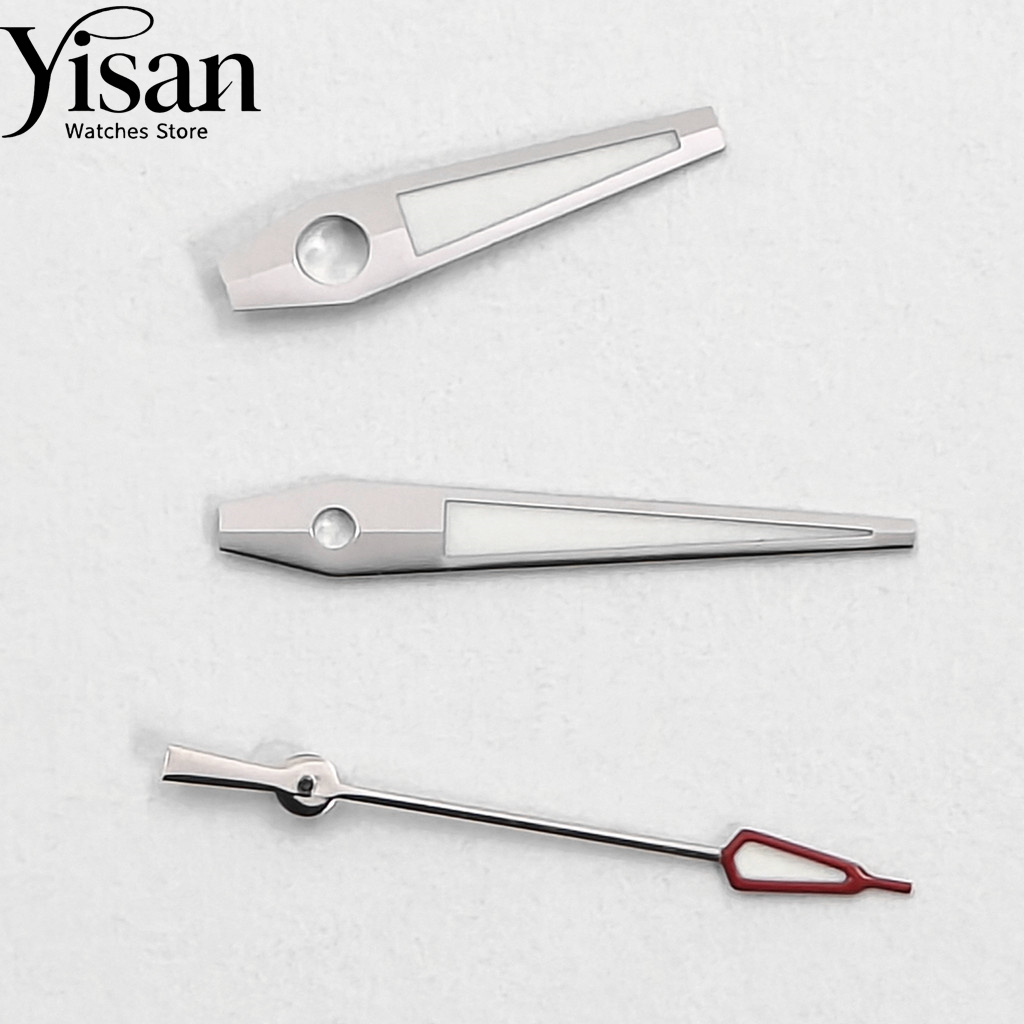 Yisan – nowy zestaw srebrnych  – Watch Hands Set Luminous Replacement Nh35 recenzja i cena