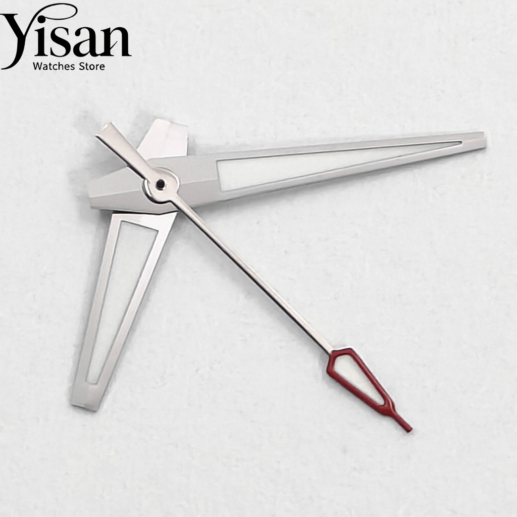 Yisan – nowy zestaw srebrnych  – Watch Hands Set Luminous Replacement Nh35 recenzja i cena