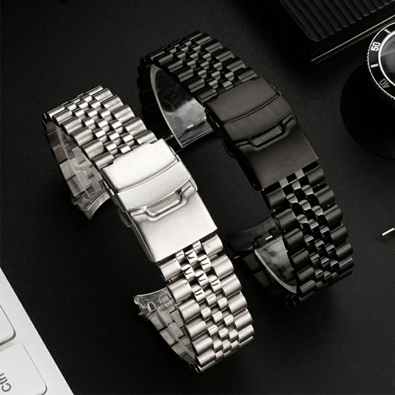Pasek ze stali nierdzewnej 316 – Solid Stainless Steel Watch Bracelet Jubilee recenzja i cena