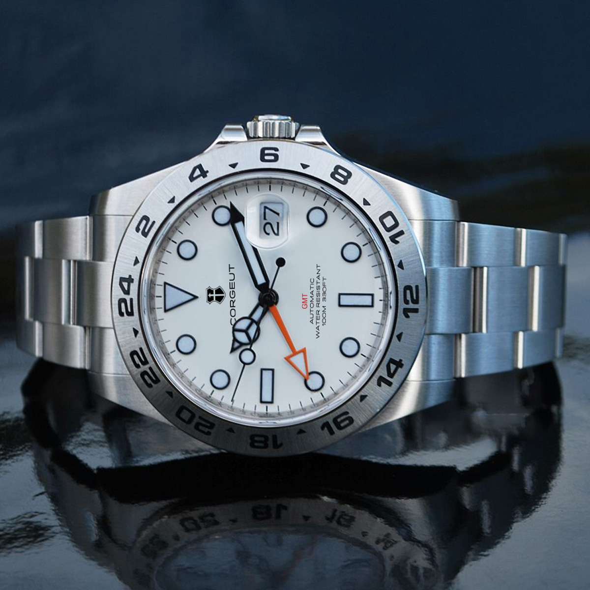 Luksusowy zegarek męski 39mm N – Men Mechanical Watch Sapphire Crystal recenzja i cena