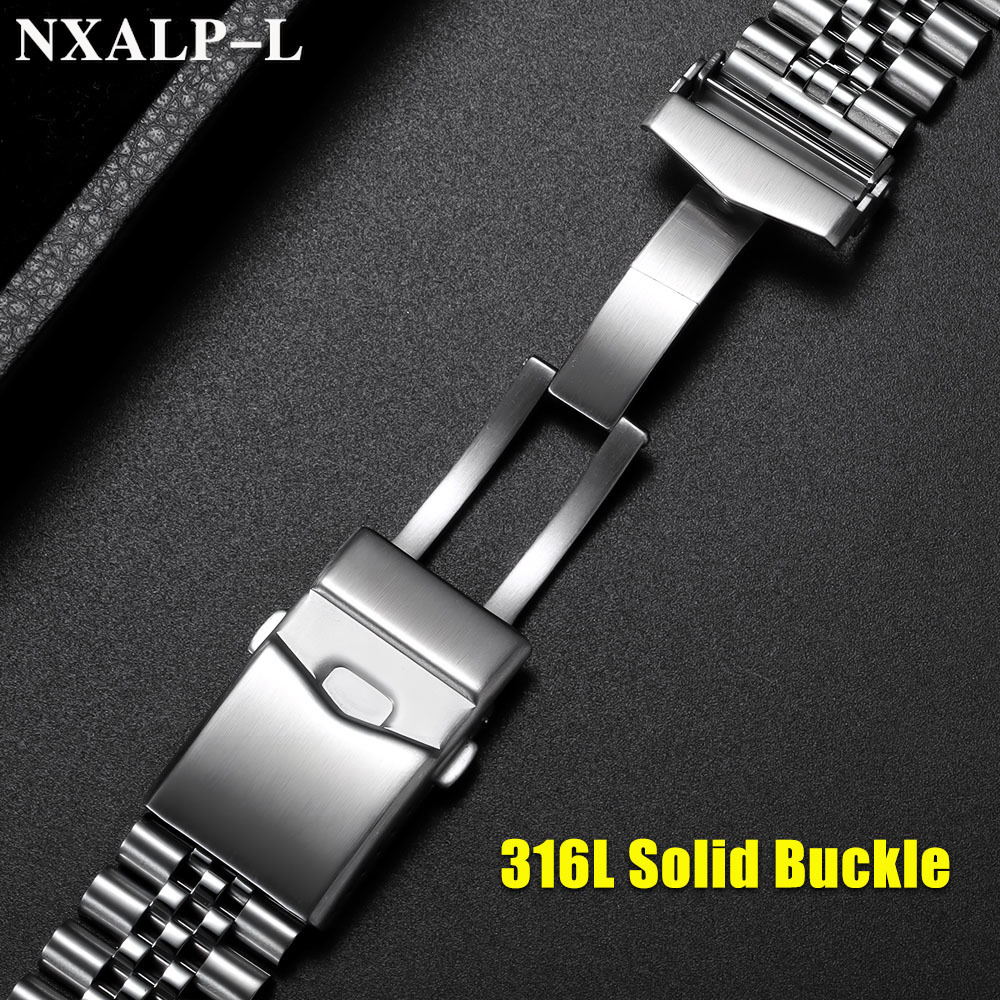 Pasek ze stali nierdzewnej 316 – Solid Stainless Steel Watch Bracelet Jubilee recenzja i cena