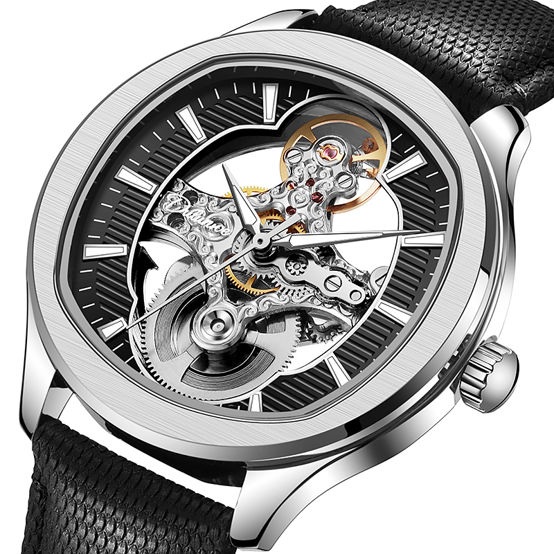 Zegarek z odwróconym tourbillo – Skeleton Automatic Watch Luxury Tourbillon recenzja i cena