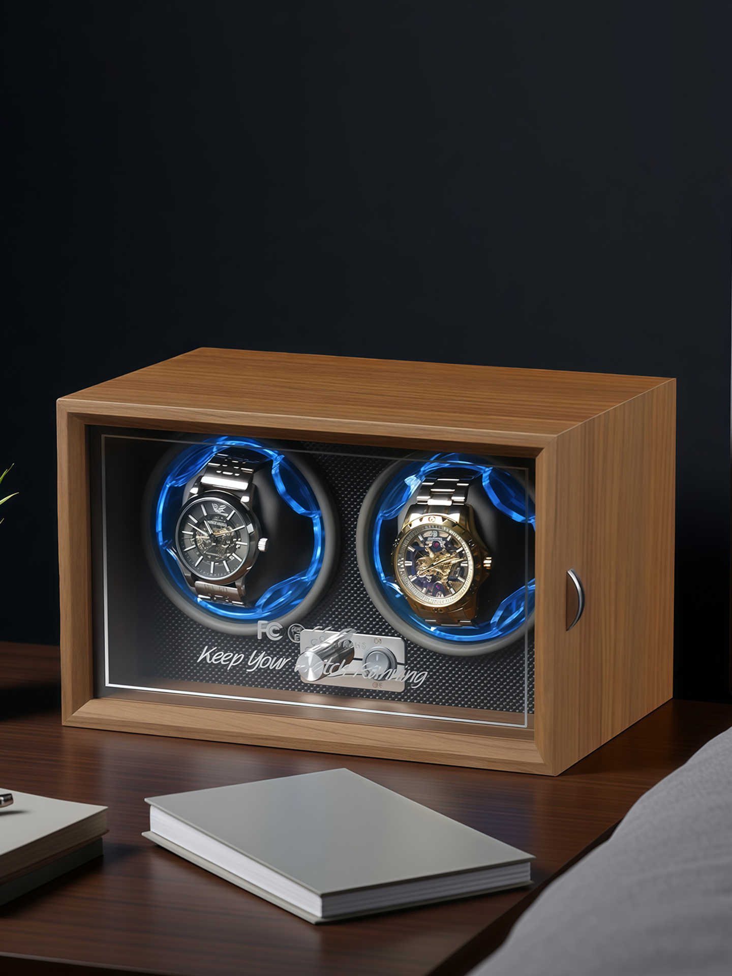 Wysokiej jakości, inteligentny – Watch Winder Automatic Dual Watch Box recenzja i cena