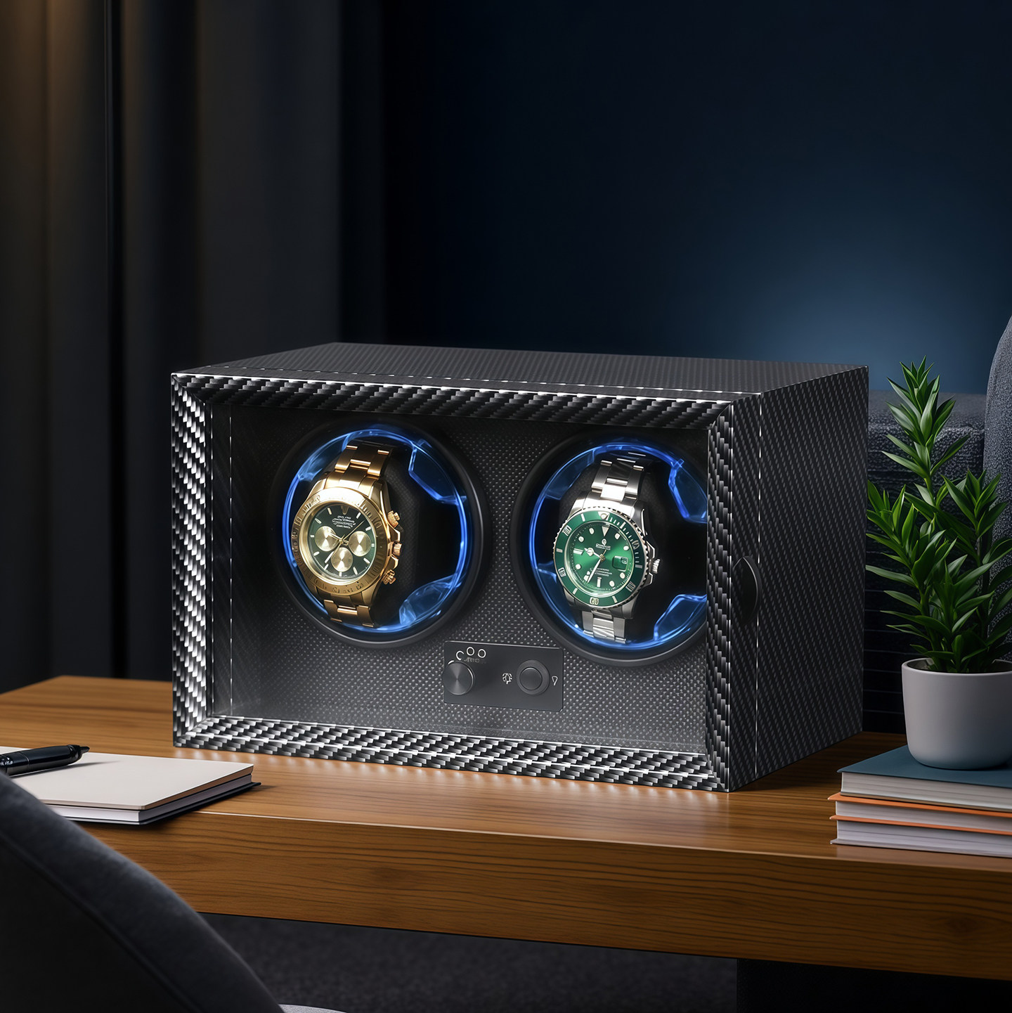 Wysokiej jakości, inteligentny – Watch Winder Automatic Dual Watch Box recenzja i cena