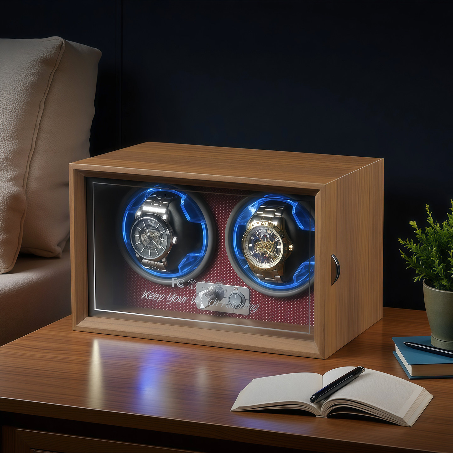 Wysokiej jakości, inteligentny – Watch Winder Automatic Dual Watch Box recenzja i cena
