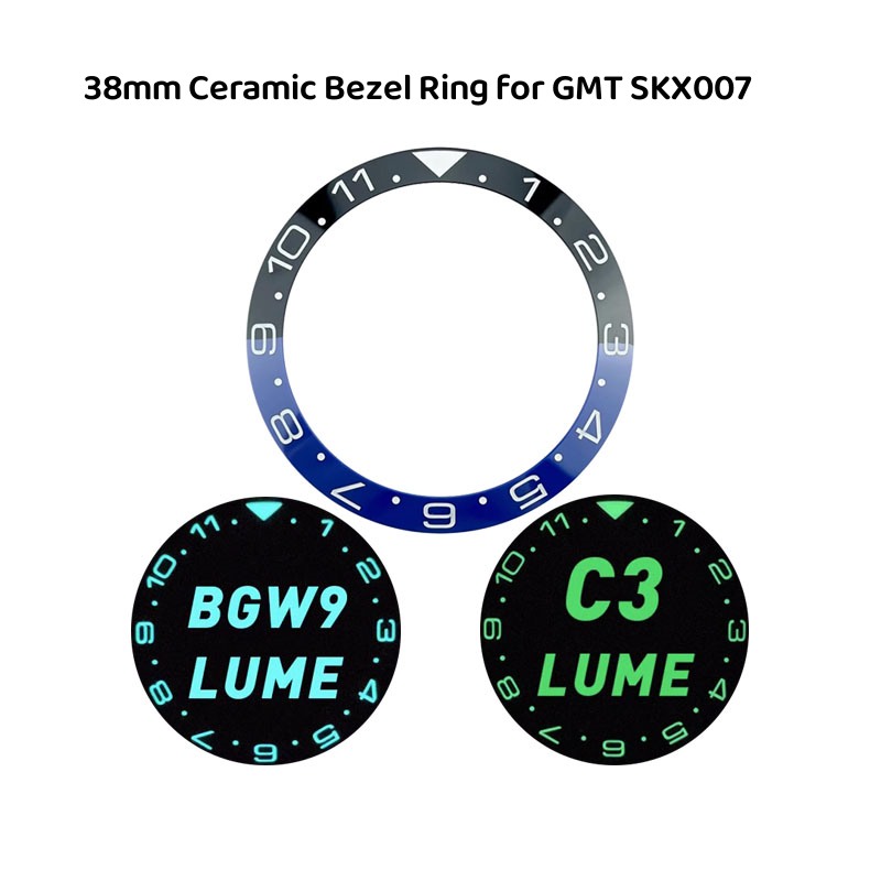 Części do zegarków: 38 mm x 31 – Watch Bezel Insert Ceramic Luminous recenzja i cena