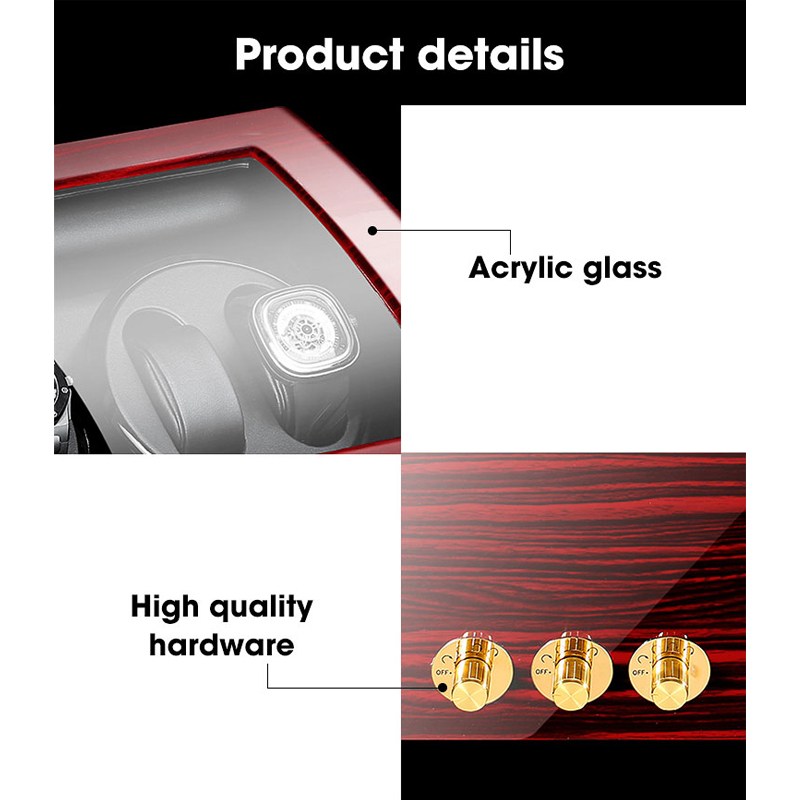MELANCY Luksusowe 6+7 automaty – Watch Winder Automatic Dual Watch Box recenzja i cena