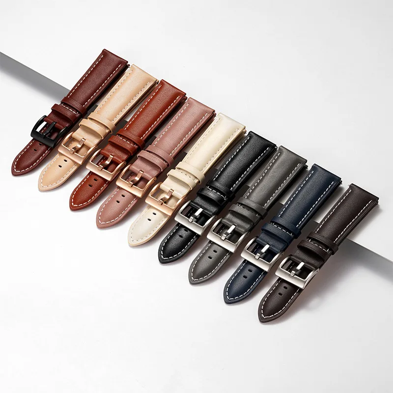 Pasek do zegarka z prawdziwej  – Leather Watch Strap Quick Release 20Mm 22Mm recenzja i cena