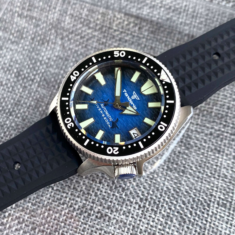 37mm Tandorio 200m nurkowanie  – Automatic Dive Watch 200M Nh35 Movement recenzja i cena