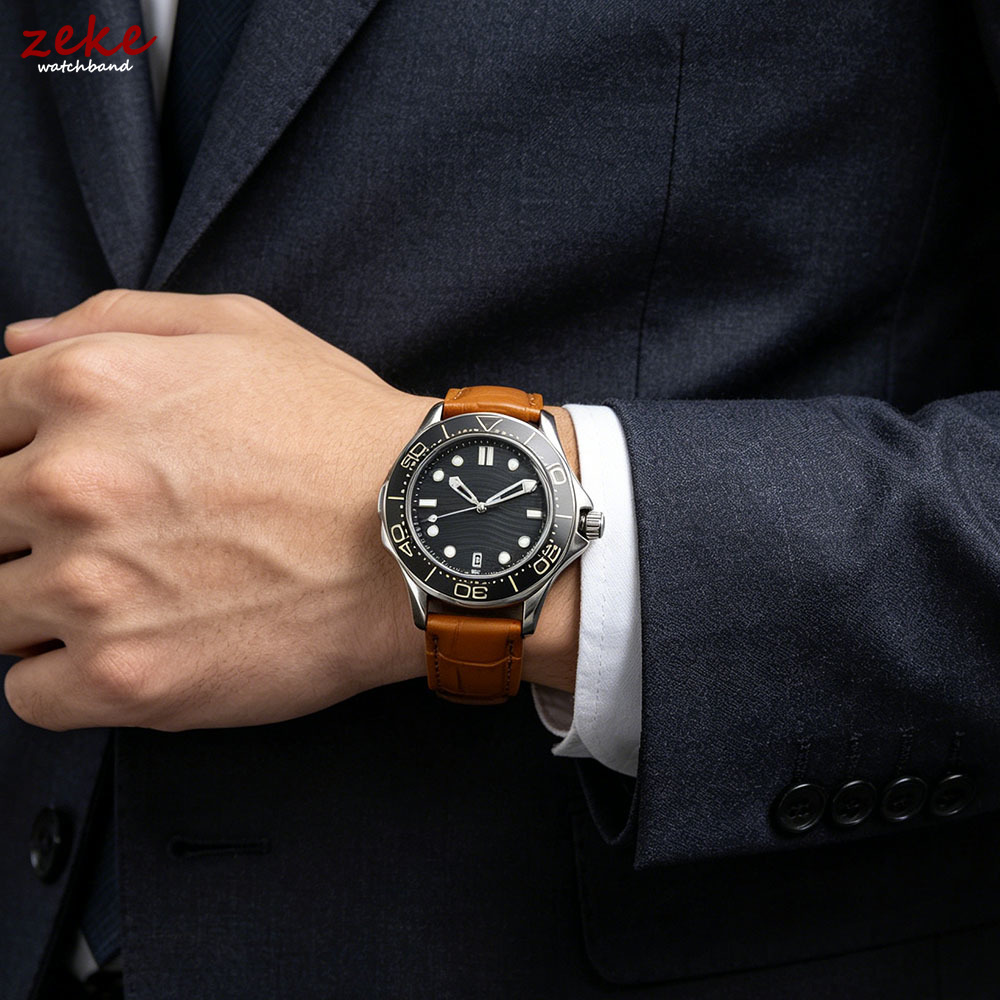 Pasek skórzany 18mm 20mm 22mm  – Leather Watch Strap Quick Release 20Mm 22Mm recenzja i cena