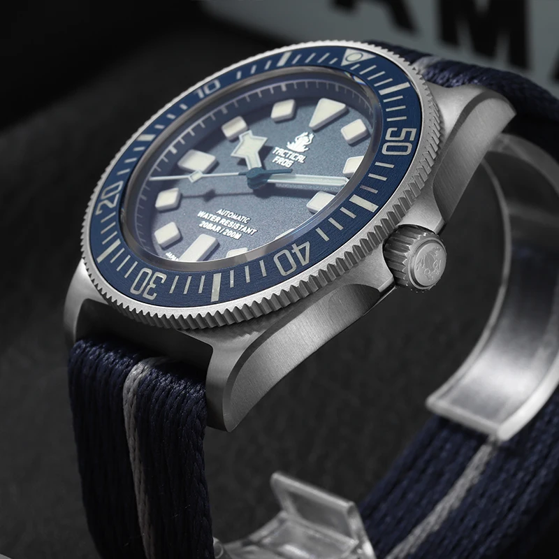 Taktyczny żaba tytanowy zegare – Automatic Dive Watch 200M Nh35 Movement recenzja i cena