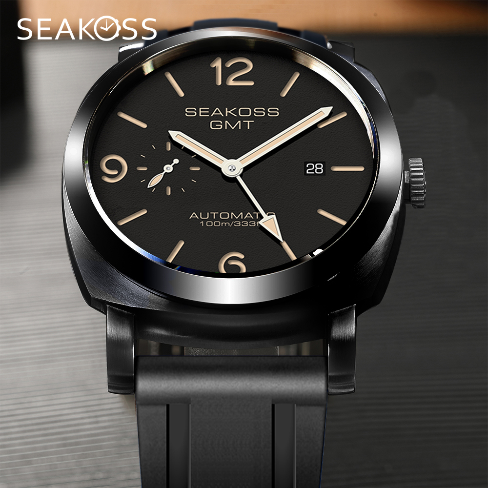Zegarki męskie SEAKOSS 100m do – Chronograph Mechanical Watch Seagull 1963 recenzja i cena