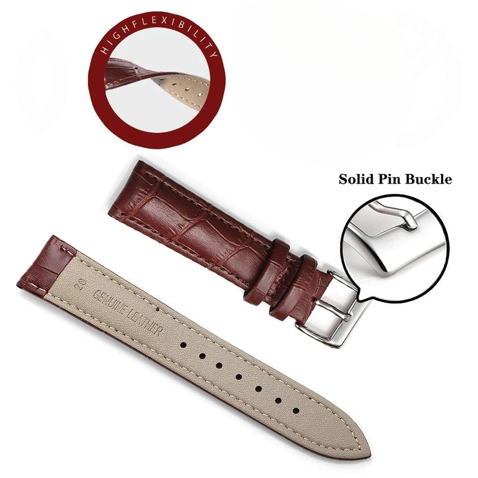 Uniwersalny zamienny skórzany  – Leather Watch Strap Quick Release 20Mm 22Mm recenzja i cena