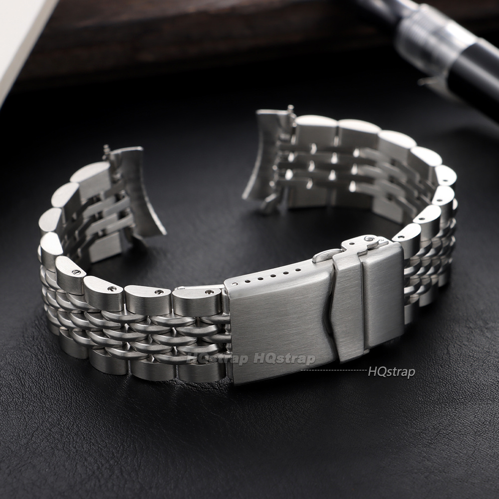 Prosty/Zakrzywiony Koniec Pase – Solid Stainless Steel Watch Bracelet Jubilee recenzja i cena