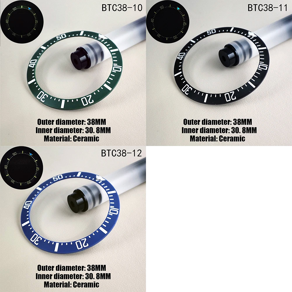 Bezel zegarka 38mm*30.8mm, wys – Watch Bezel Insert Ceramic Luminous recenzja i cena
