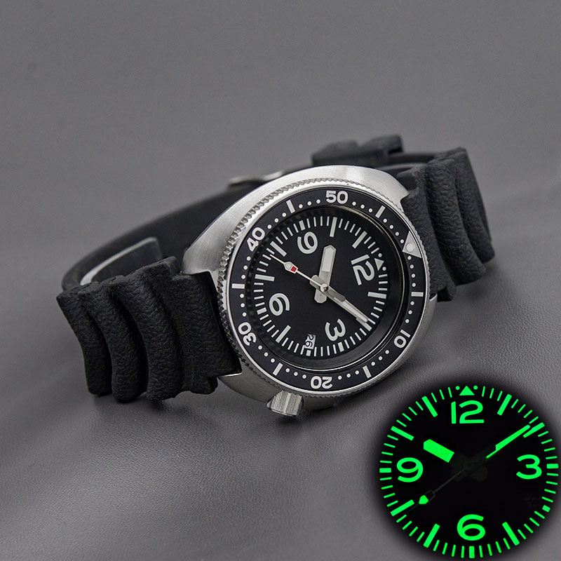 Mod 6105 6309 Turtle Abalone D – Automatic Dive Watch 200M Nh35 Movement recenzja i cena