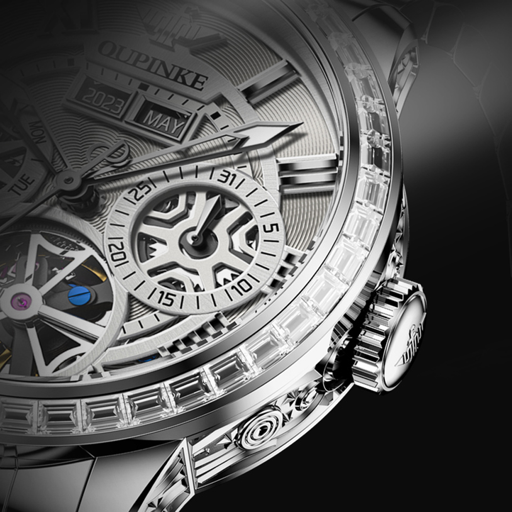 OUPINKE szkieletowy zegarek me – Skeleton Automatic Watch Luxury Tourbillon recenzja i cena