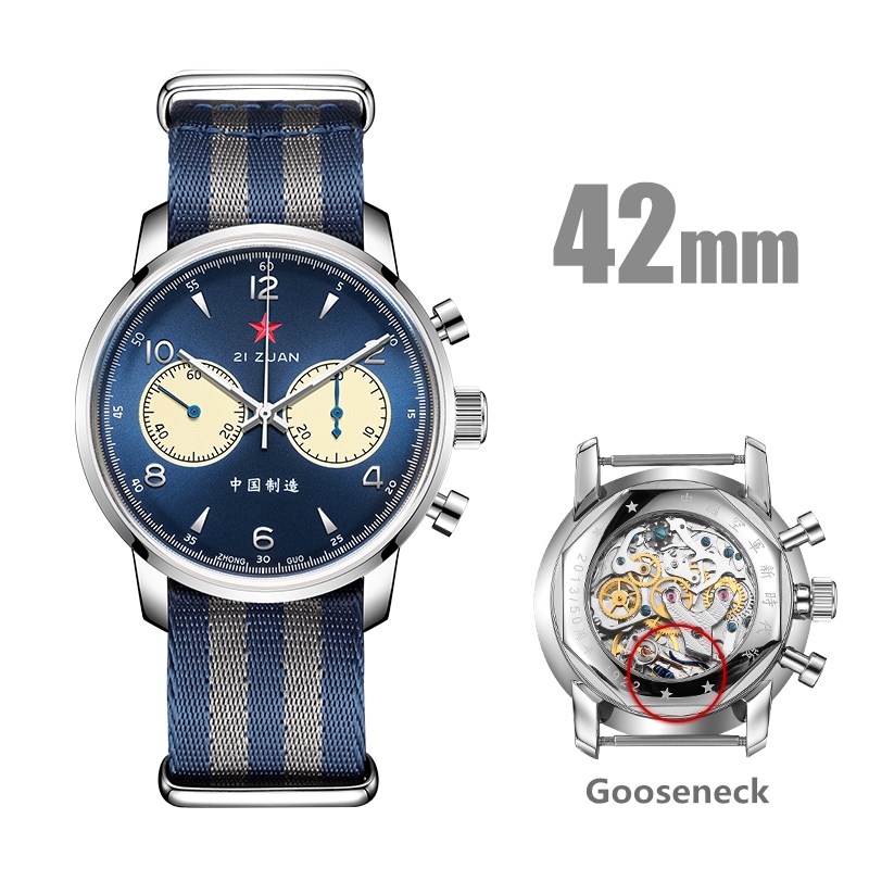 SEAKOSS 1963 Retro Pilot Chron – Chronograph Mechanical Watch Seagull 1963 recenzja i cena