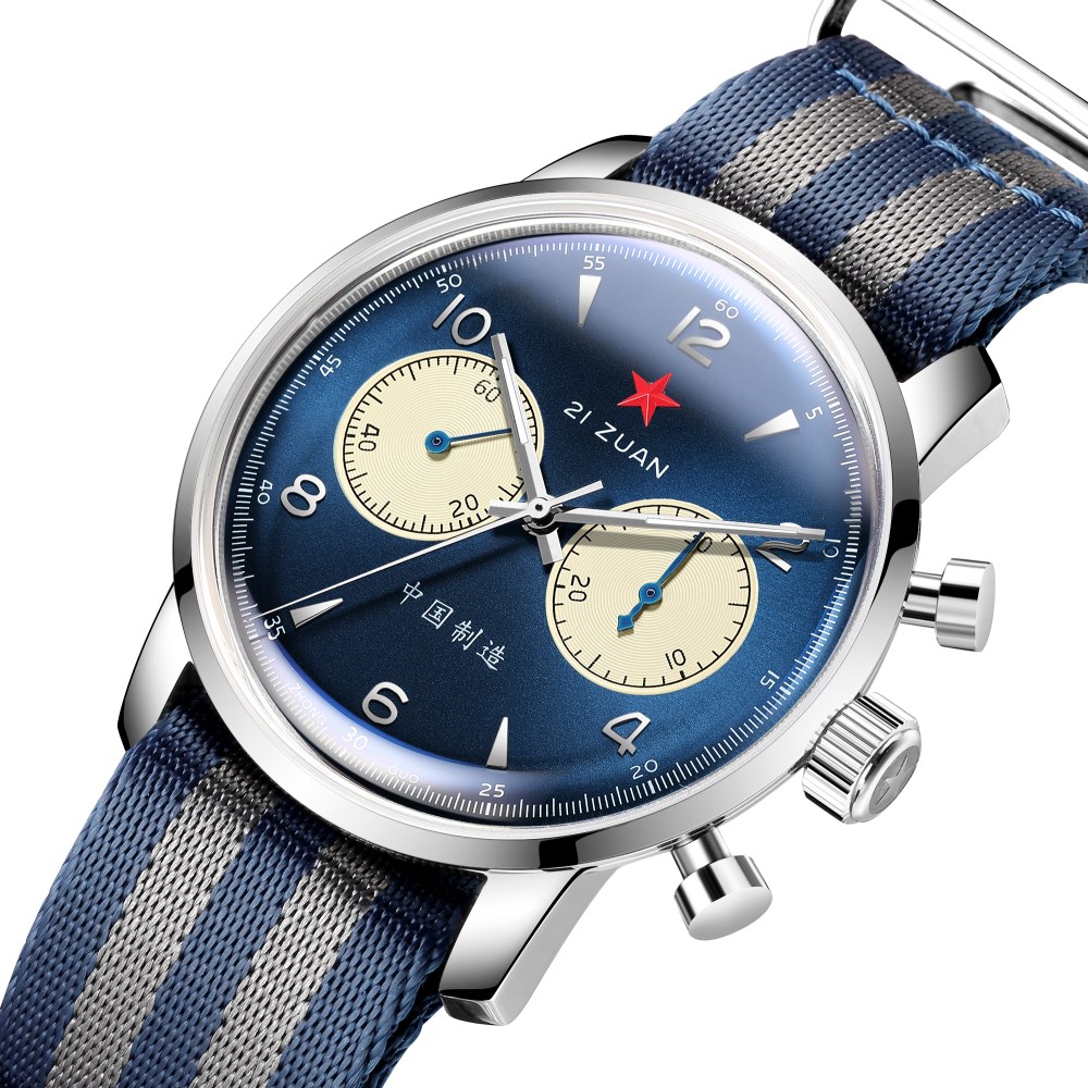 SEAKOSS 1963 Retro Pilot Chron – Chronograph Mechanical Watch Seagull 1963 recenzja i cena