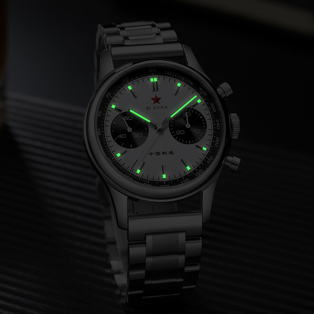 Zegarek męski SEAKOSS 40mm Pan – Chronograph Mechanical Watch Seagull 1963 recenzja i cena