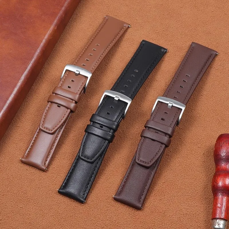 Pasek do zegarka z prawdziwej  – Leather Watch Strap Quick Release 20Mm 22Mm recenzja i cena