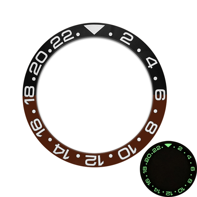 38mm Zakrzywiony niebiesko-zie – Watch Bezel Insert Ceramic Luminous recenzja i cena