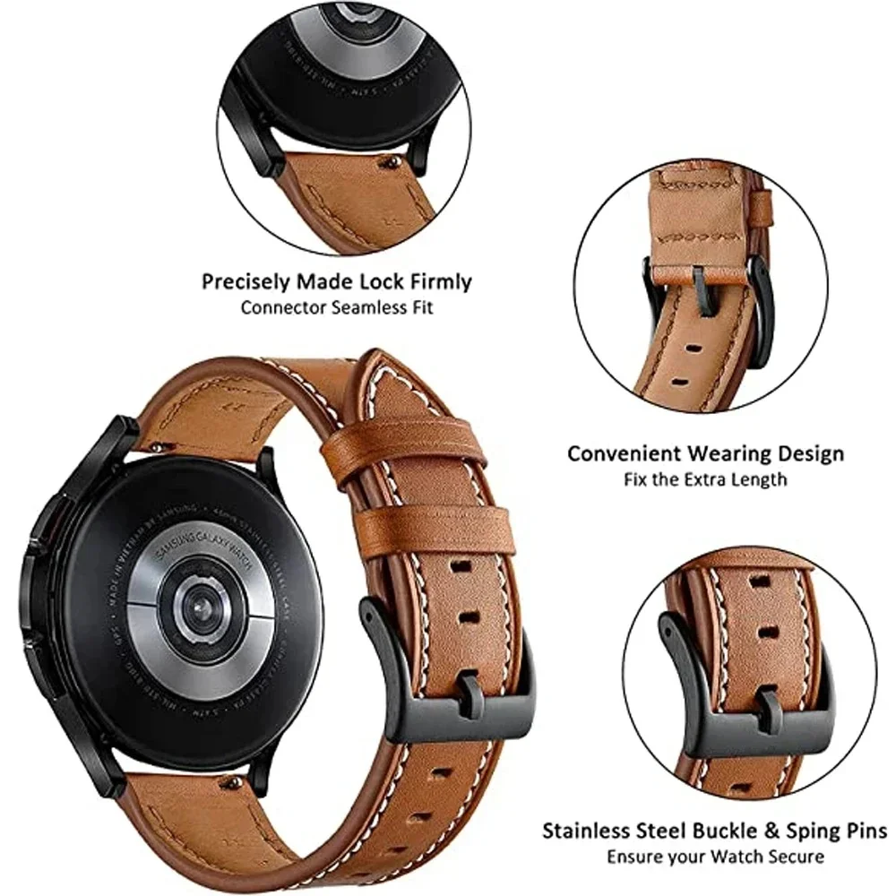 Pasek skórzany 20mm 22mm do SU – Leather Watch Strap Quick Release 20Mm 22Mm recenzja i cena