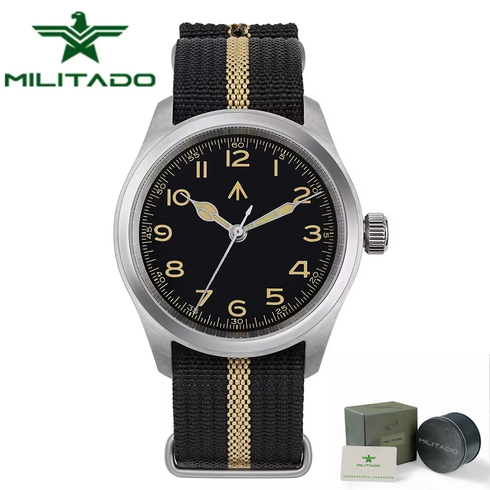 Militado ML08 zegarek 38mm męż – Sapphire Watch Crystal Double Domed recenzja i cena
