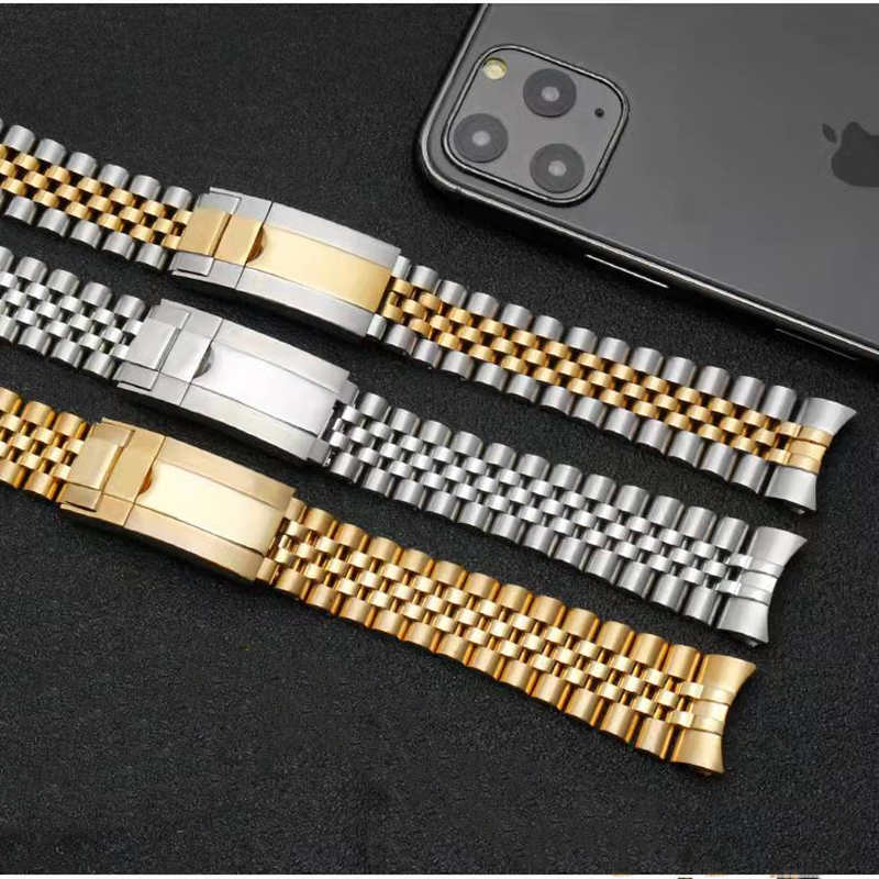 20MM Bransoleta Jubilee ze Sta – Solid Stainless Steel Watch Bracelet Jubilee recenzja i cena