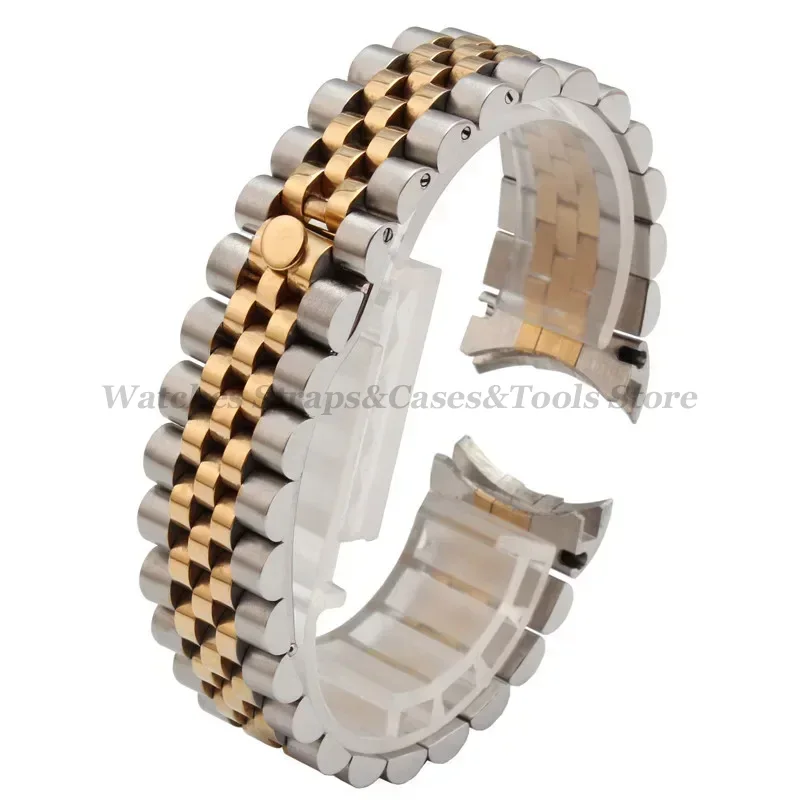 Solidny łukowy pasek ze stali  – Solid Stainless Steel Watch Bracelet Jubilee recenzja i cena
