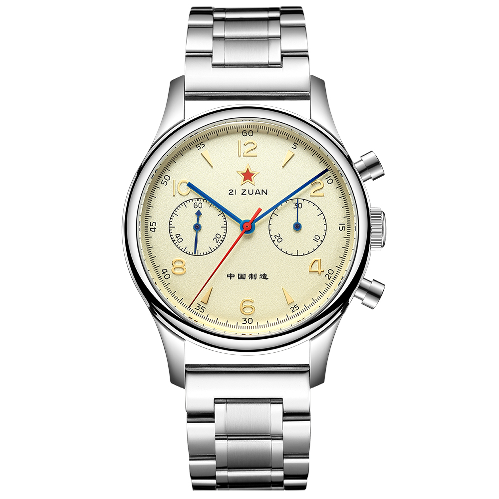 SEAKOSS Męski Zegarek Chronogr – Chronograph Mechanical Watch Seagull 1963 recenzja i cena