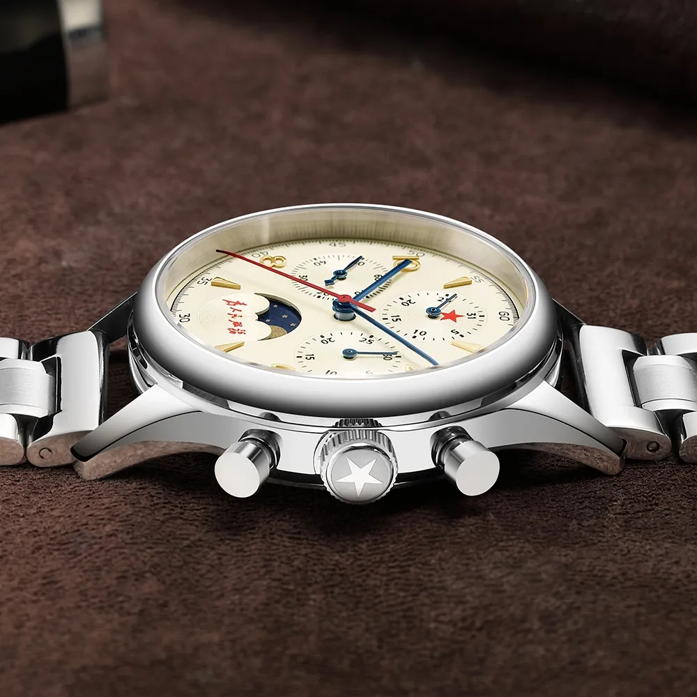 SEAKOSS 1963 chronograf szafir – Chronograph Mechanical Watch Seagull 1963 recenzja i cena