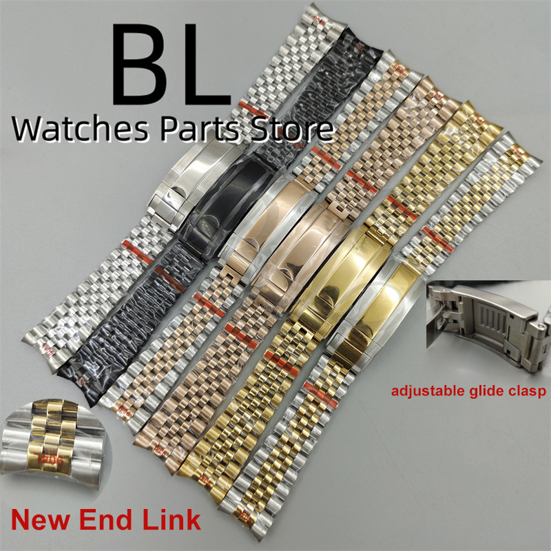BLIGER 20mm Nowa Bransoleta Ju – Solid Stainless Steel Watch Bracelet Jubilee recenzja i cena