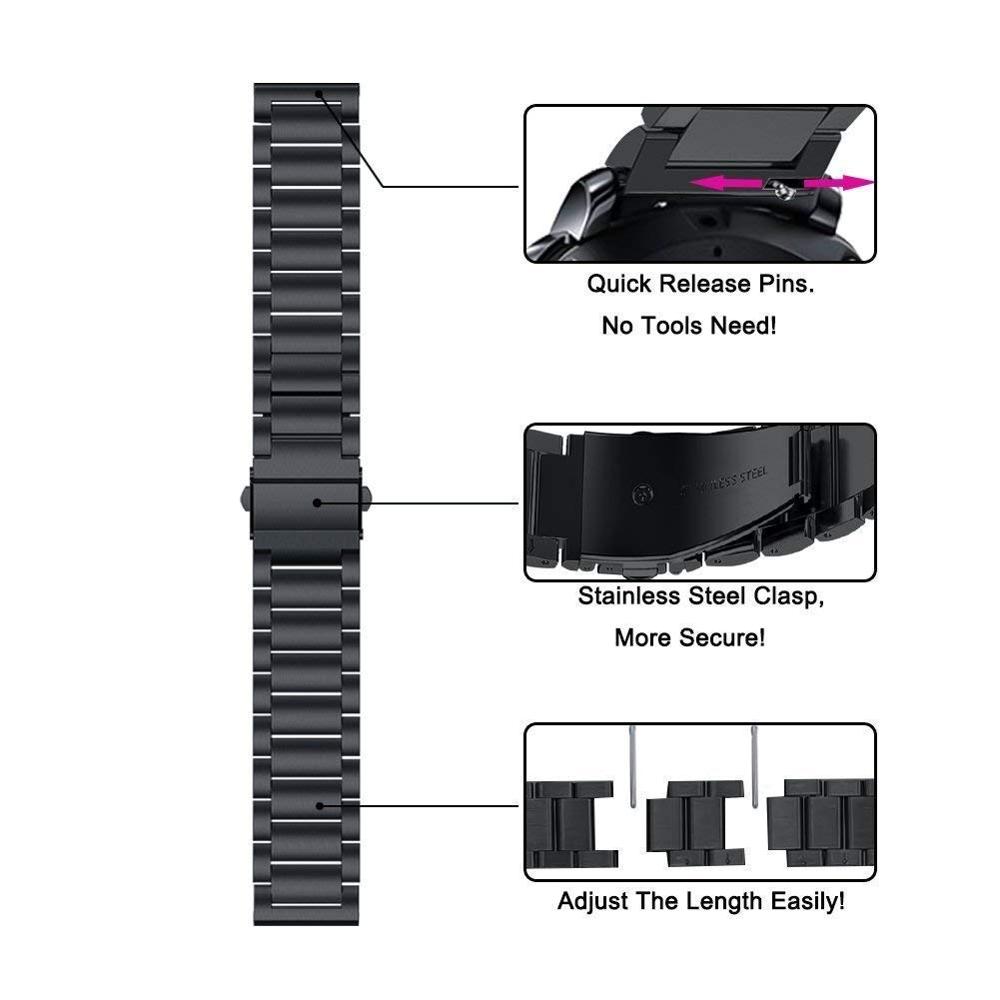 Pasek ze stali nierdzewnej 20m – Leather Watch Strap Quick Release 20Mm 22Mm recenzja i cena