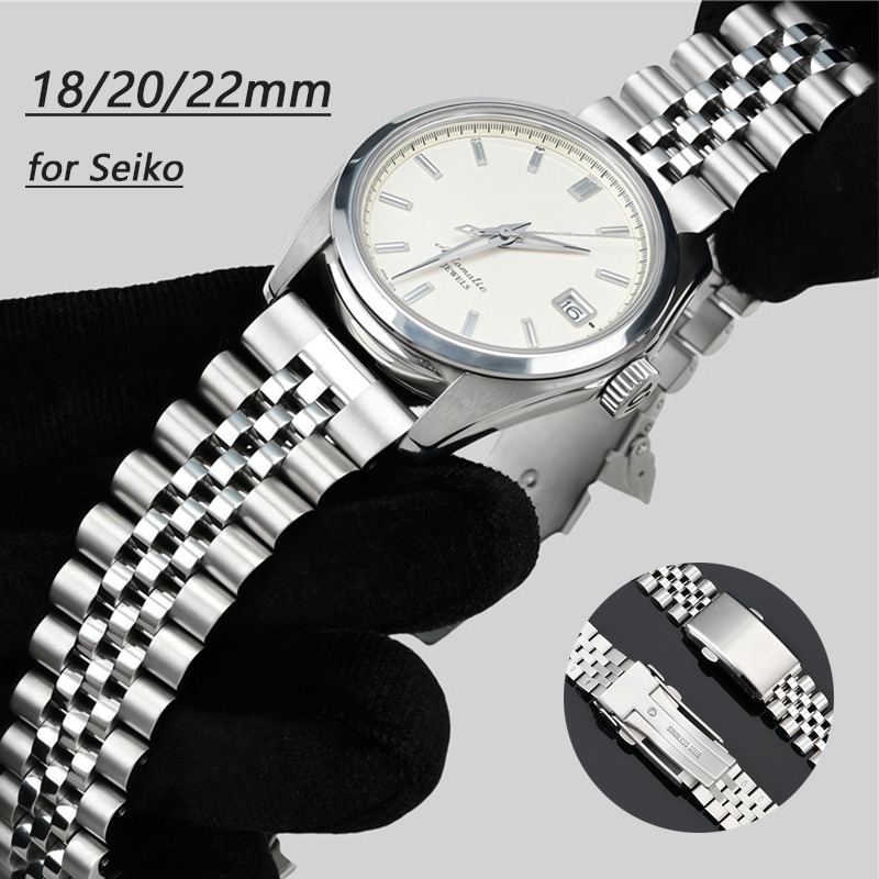Solidny pasek ze stali nierdze – Solid Stainless Steel Watch Bracelet Jubilee recenzja i cena