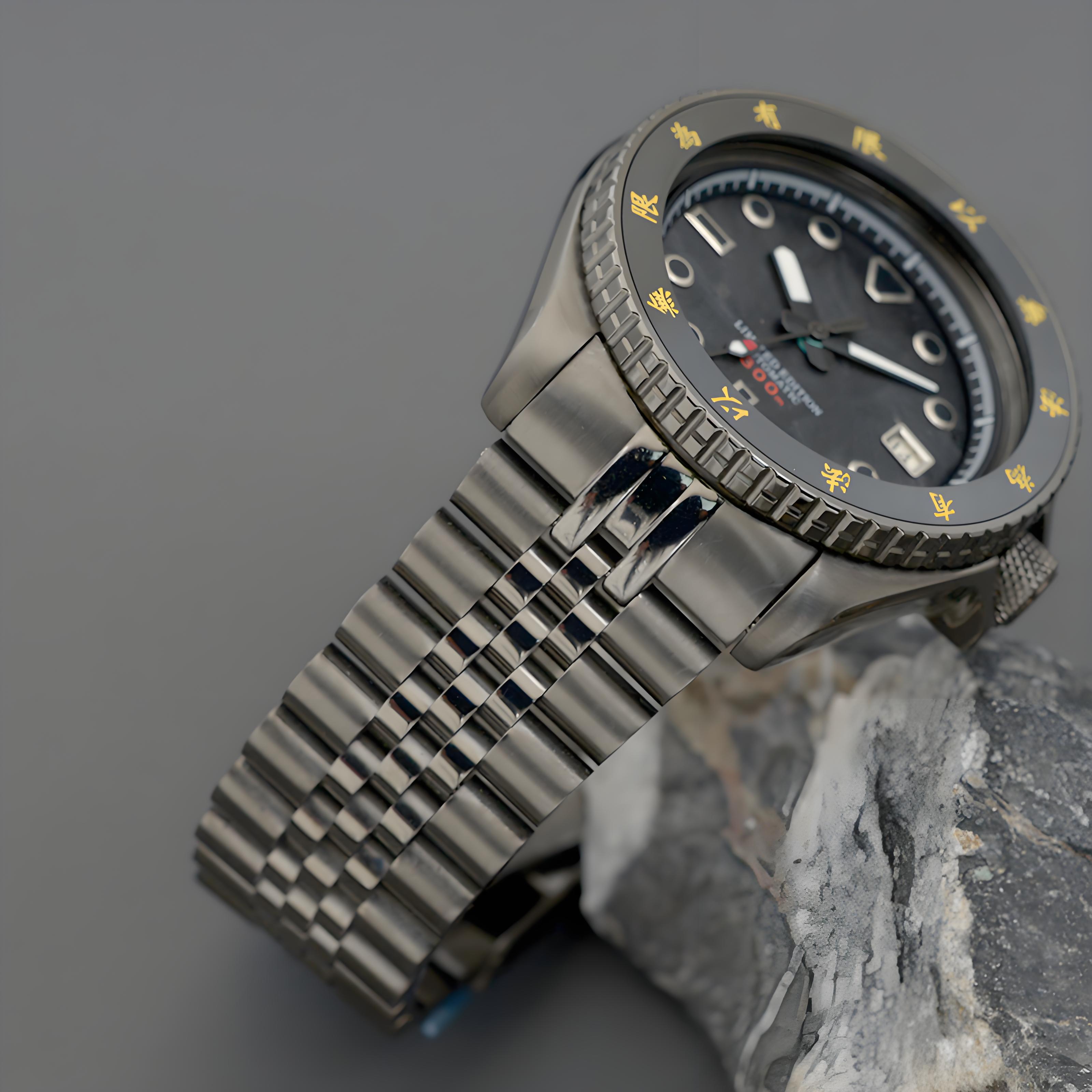 Zegarek męski Gun Colour SKX00 – Automatic Dive Watch 200M Nh35 Movement recenzja i cena
