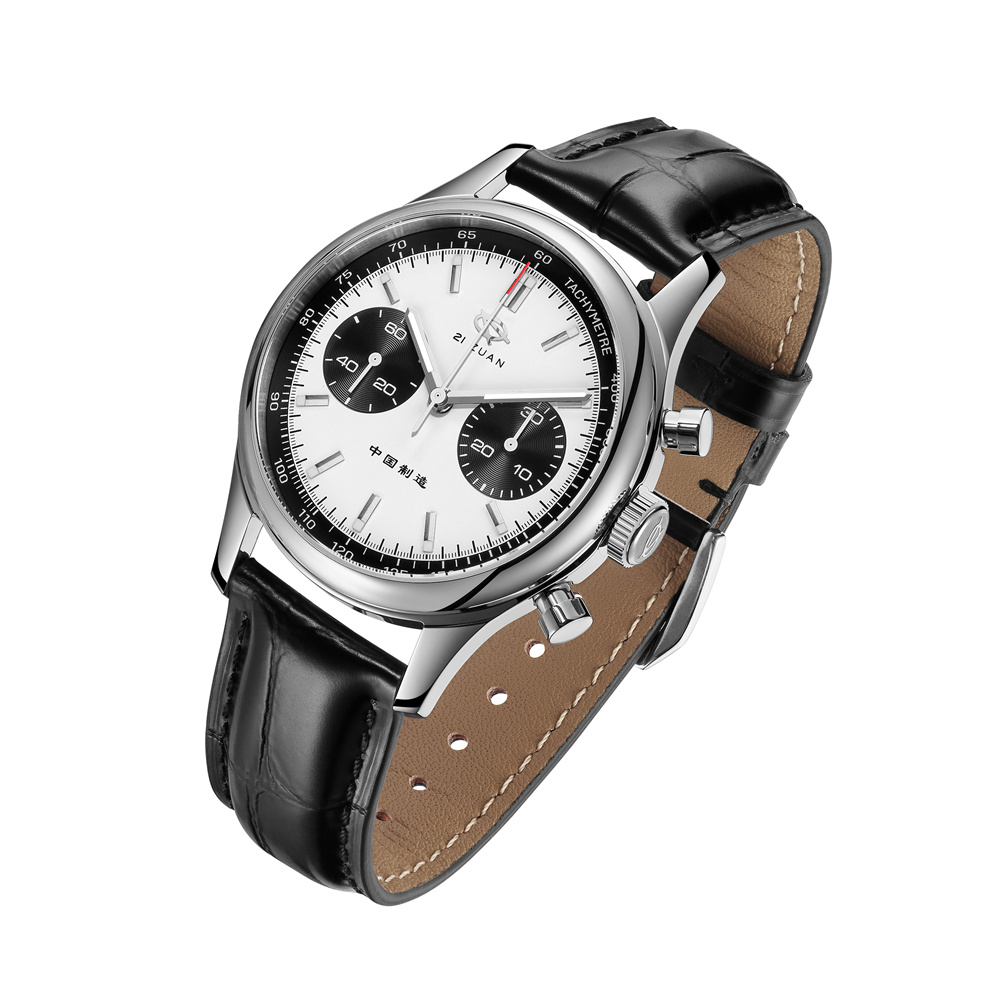 SEAKOSS Panda Męski Zegarek Me – Chronograph Mechanical Watch Seagull 1963 recenzja i cena